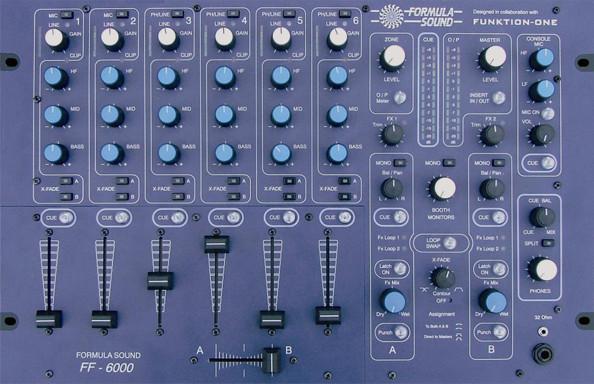 Funktion One FF6000 DJ Mixer